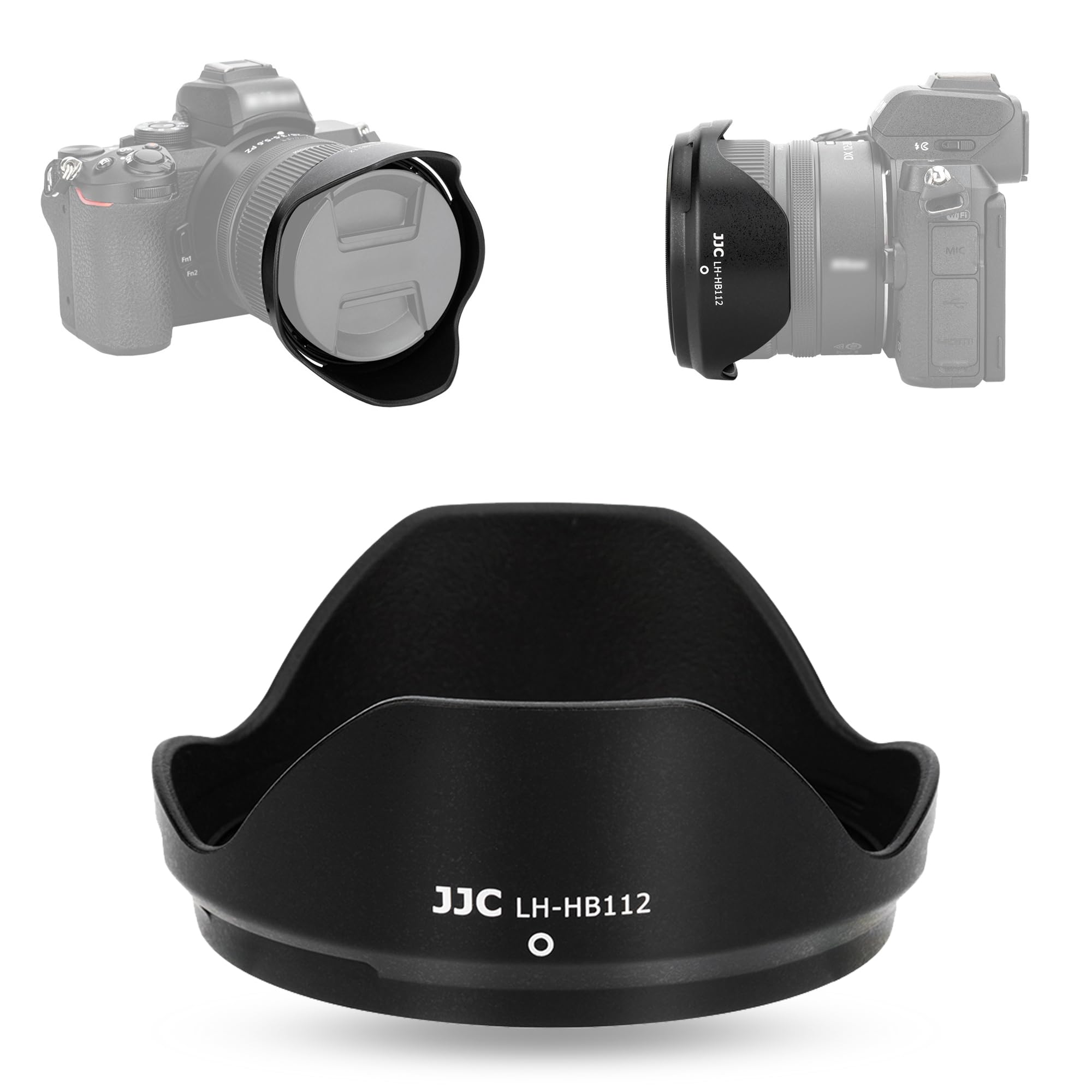 ニコンカメラフィルターとフード Amazon | JJC HB-112 レンズフード 可逆式 Nikon NIKKOR Z DX 12-28mm